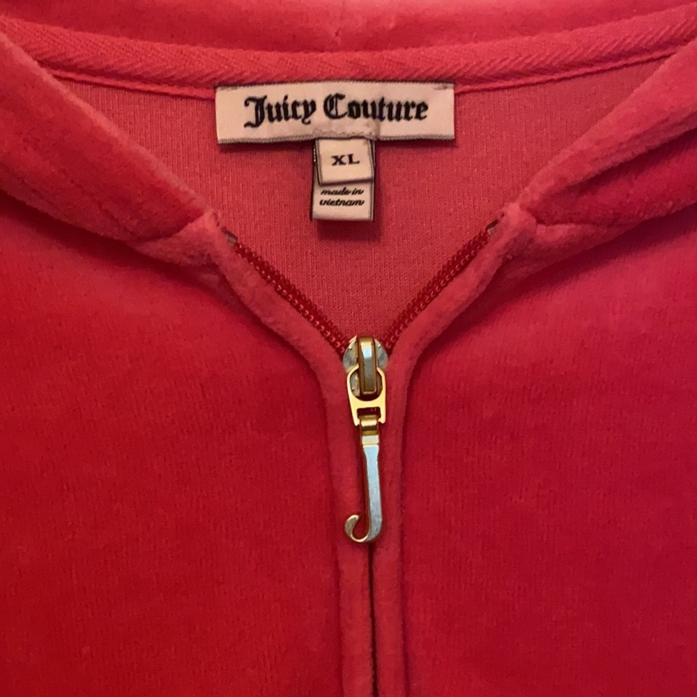Y2K Juicy Couture BLING Pink Velour Velvet Tracksuit SET CHOOSE JUICY - Picture 12 of 16